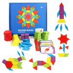 Joc Tangram din lemn cu 155 piese, WD 5021 fotografia produsului