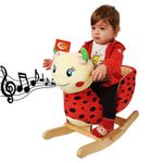 Balansoar copii muzical, Buburuza cu spatar, din plus, RCO, WJ5815 fotografia produsului