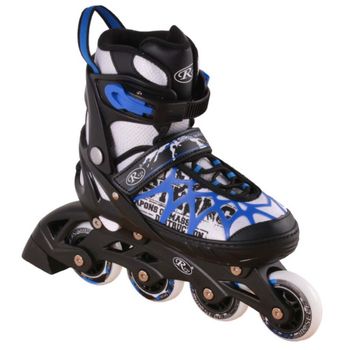 Role reglabile rco, marime 37-40 negru/albastru, ss5010m-a