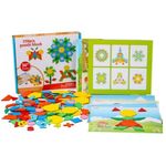 Joc Tangram din lemn 250 de piese, WD 2027 fotografia produsului