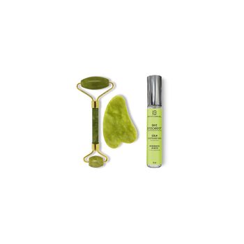 Pachet promo rola de jad si gua sha si serum contour des yeux bave d’escargot regenerare, institut claude bell