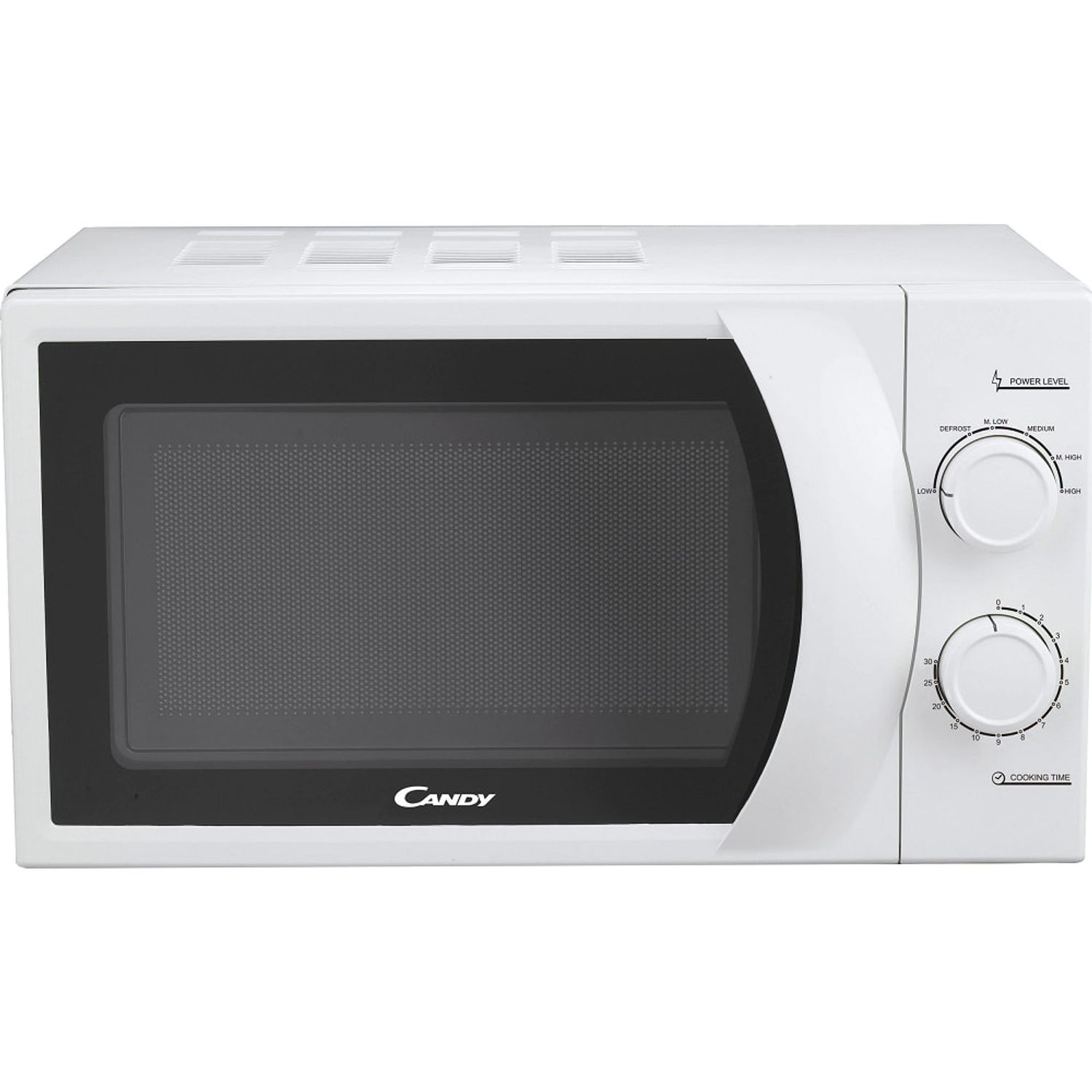 Cuptor cu microunde Candy CPMW 2070M, 20 l, 700W, Control mecanic, 6 nivele putere, Alb fotografia produsului