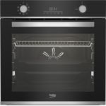 Cuptor incorporabil Beko BBIM13300XPSE, 72 L, 7 functii gatire, Autocuratare pirolitica, Display LED, Control touch/butoane, Negru fotografia produsului