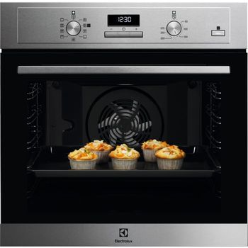 Cuptor incorporabil multifunctional electrolux steambake eod3h70x, 8 functii de gatire, 72 l, gatire cu abur, display, grill, inox antiamprenta