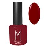 Oja semipermanenta 3 in 1, MJ Gel Polish, Nuanta 027 Dark Red, 10 ml fotografia produsului