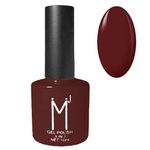 Oja semipermanenta 3 in 1, MJ Gel Polish, Nuanta 033 Dark Plum, 10 ml fotografia produsului