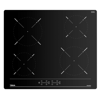 Plita incorporabila teka ibc 64000 ttc, inductie, 4 zone de gatit, touch control, 60 cm, sticla ceramica neagra