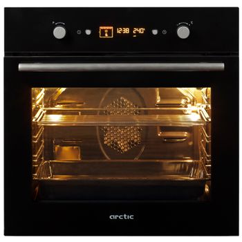Cuptor incorporabil arctic aroim24500bc, electric, multifunctional, 71 l, catalitic, negru