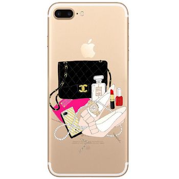 Husa telefon iphone 6/6s plus ofera protectie silicon moale ultrasubtire - lux fashion