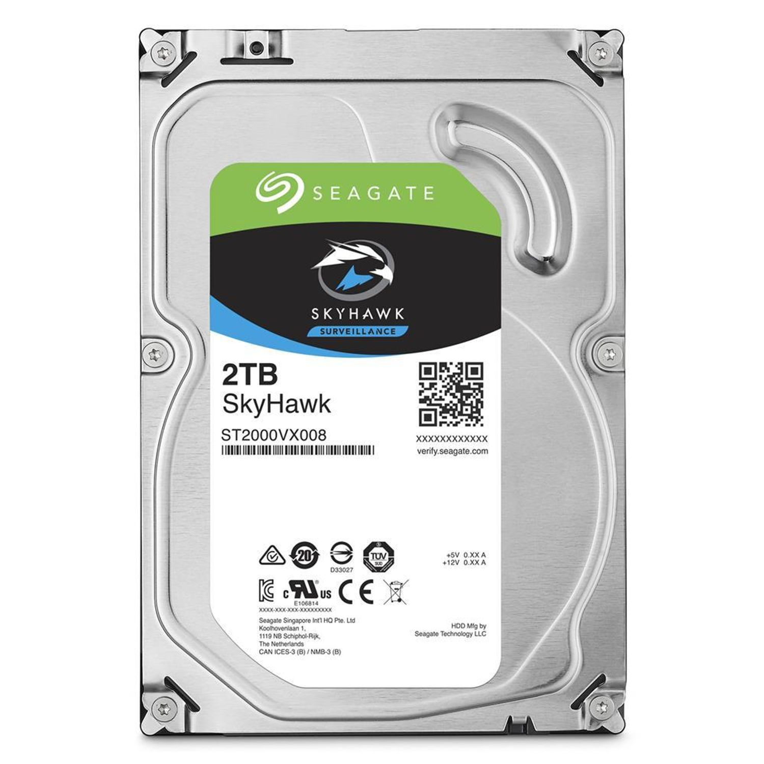 Hard Disk intern Seagate SkyHawk HDD 2TB CCTV ST2000VX008 fotografia produsului