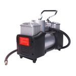Compresor auto PNI CPA700 dublu piston si kit reparatie anvelope, 12V, 25A fotografia produsului