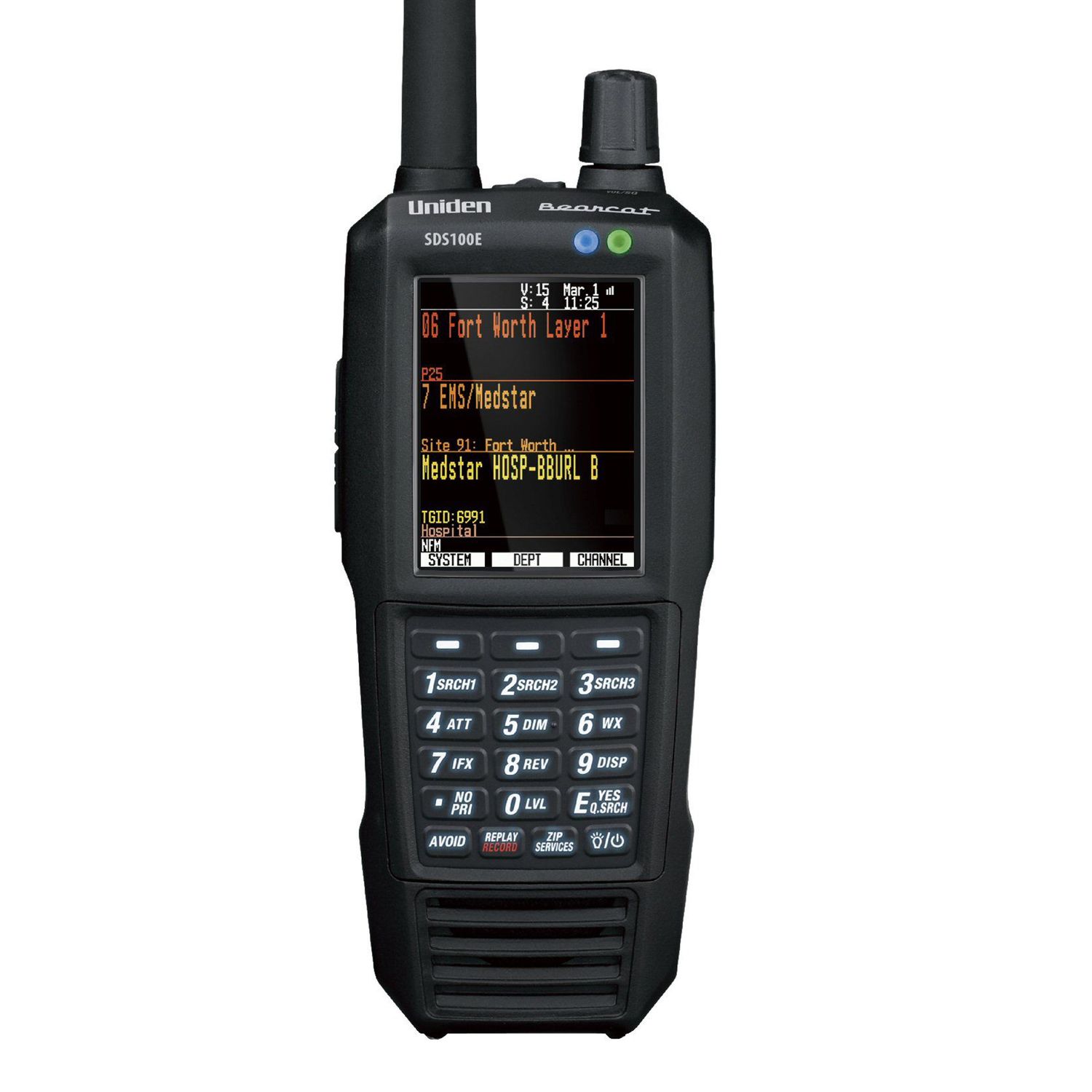Scaner Uniden SDS100EDN, DMR Activat, NXDN Activat fotografia produsului View 5 L