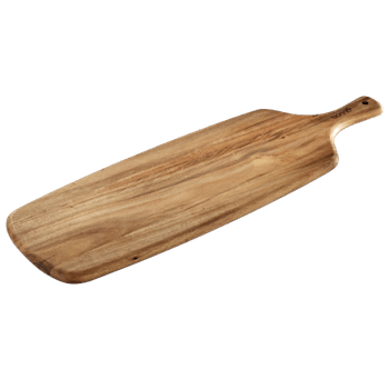 Platou dreptunghiular lemn pentru servit cu maner BONNA ACACIA 60x19xh1,8cm Bonna imagine 2022