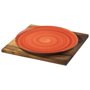 Platou patrat lemn pentru servit pizza BONNA ACACIA 34x34xh1,8cm Bonna