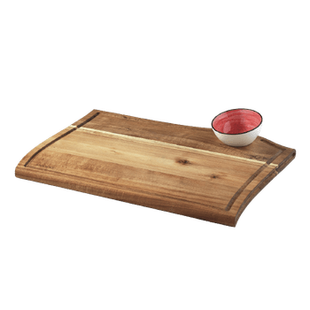 Platou lemn pentru servit friptura BONNA ACACIA 38x28xh1,8cm Bonna