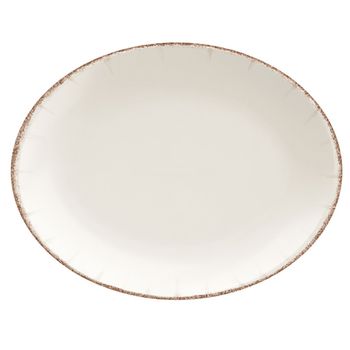 Farfurie ovala portelan bonna retro 36x28cm
