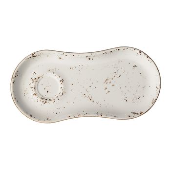 Farfurie aperitiv portelan bonna grain 25x12cm