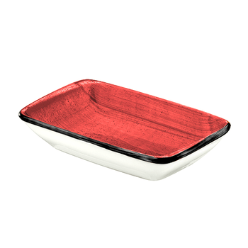 Farfurie dreptunghilara din portelan bonna passion 15x9cm