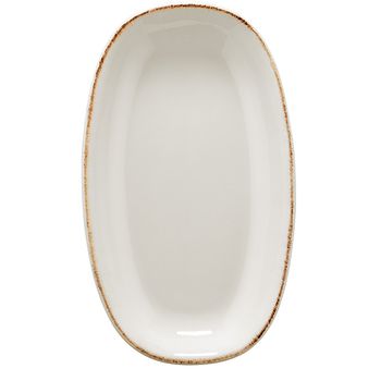 Farfurie ovala portelan bonna retro 24x14cm
