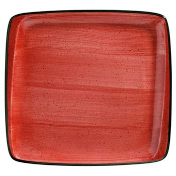 Farfurie patrata din portelan bonna passion 15x14cm