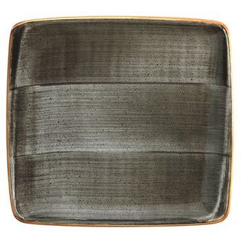 Farfurie patrata din portelan bonna space 22x20cm