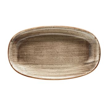Farfurie ovala din portelan bonna terrain 19x11cm