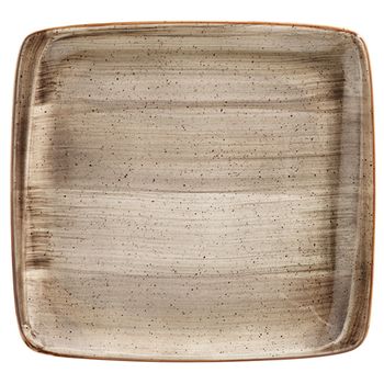 Farfurie patrata din portelan bonna terrain 15x14cm