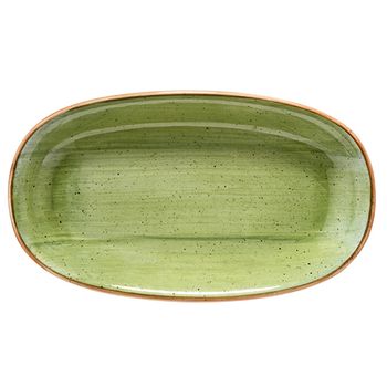 Farfurie ovala din portelan bonna theraphy 19x11cm