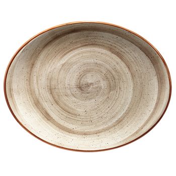Farfurie ovala din portelan bonna terrain 31cm