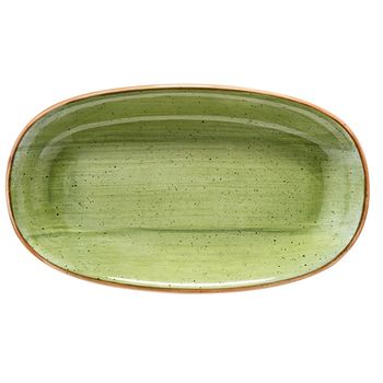 Farfurie ovala din portelan bonna theraphy 34x19cm