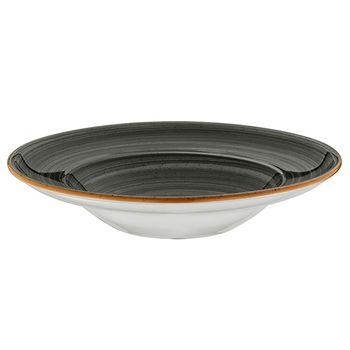 Farfurie gourmet din portelan bonna space 30cm adanca