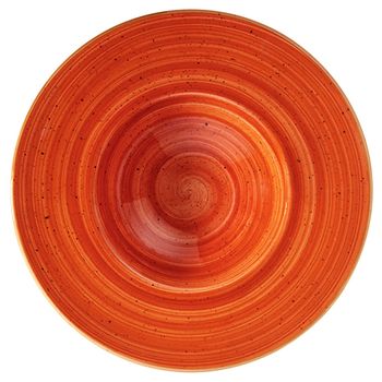 Farfurie pentru paste bonna terracota din portelan 28cm adanca