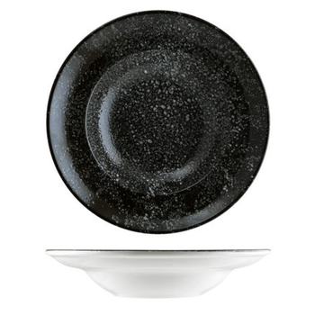 Farfurie paste portelan bonna cosmos black 28cm 400ml