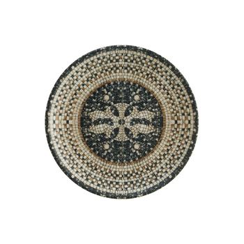 Farfurie gourmet portelan bonna mesopotamia mosaic black 19cm