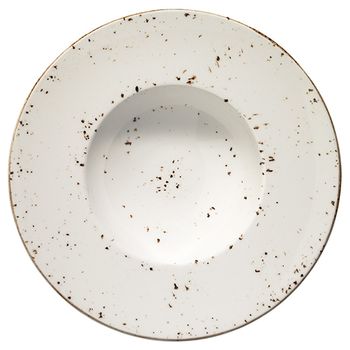 Farfurie pentru paste bonna grain din portelan 28cm adanca