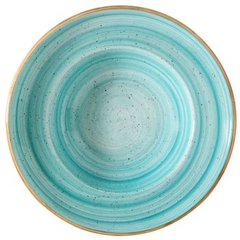 Farfurie gourmet portelan bonna aqua 27cm adanca