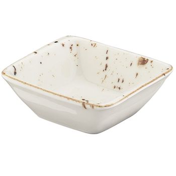 Bol patrat din portelan bonna grain 8x8,5cm