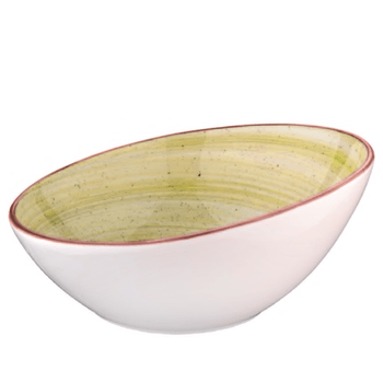 Bol inclinat bonna amber portelan 18cm 450ml