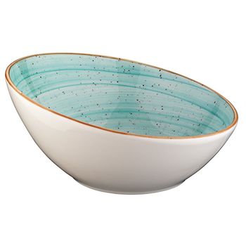 Bol inclinat portelan bonna aqua 18cm 400ml