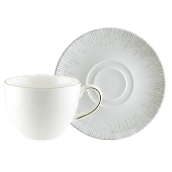 Ceasca ceai 230ml cu farfurioara 16cm bonna iris