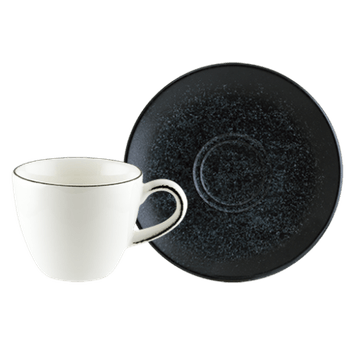 Set ceasca cu farfurioara pentru cafea bonna vesper matt 80ml