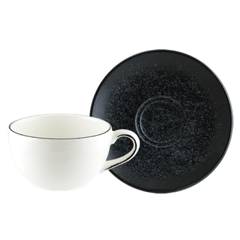 Set ceasca cu farfurioara pentru ceai bonna vesper matt 250ml