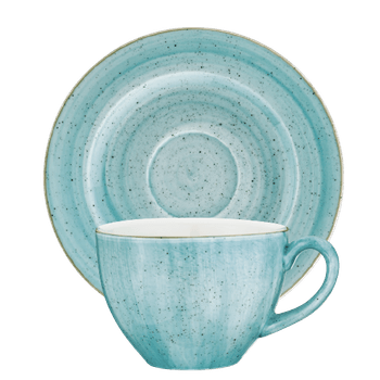Ceasca si farfurioara bonna aqua portelan 230ml