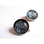 Cercei clips model floral A 14 MM fotografia produsului View 2 S
