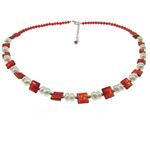 Colier boho chic cu carneol si perle fotografia produsului View 3 S