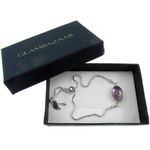 Bratara argint reglabila cu ametist lavanda 14x10 MM fotografia produsului View 2 S