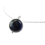 Lantisor argint cu pandantiv mic lapis lazuli natural 10 MM fotografia produsului View 2 S