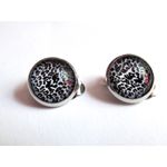 Cercei clips animal print C 12 MM fotografia produsului