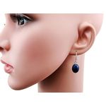 Set argint cu lapis lazuli oval 14x10 MM fotografia produsului View 3 S