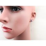 Cercei argint lantisor cu sodalit 6 MM fotografia produsului View 3 S